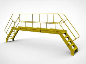 Sci-fi stairs 4 3D Model