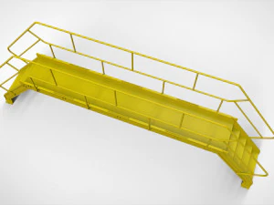 Sci-fi stairs 4 3D Model