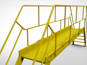 Sci-fi stairs 4 3D Model