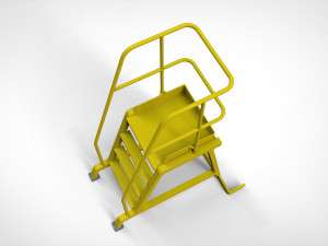 Sci-fi stairs 4 3D Модель