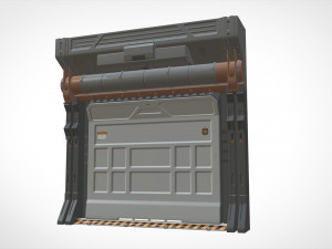 Sci-fi architecture kitbash 20 3D Model