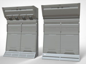 Sci-fi architecture kitbash 20 3D Model