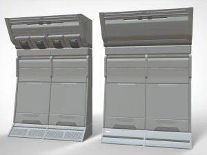 Sci-fi architecture kitbash 20 3D Model