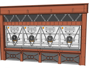 Sci-fi architecture kitbash 20 3D Model