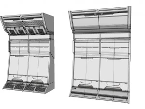 Sci-fi architecture kitbash 20 3D Model