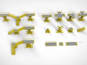 SF 모듈형 환경 8 3D 모델