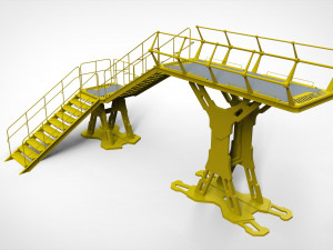 Sci fi modular environment 8 3D Model