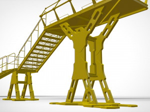 Sci fi modular environment 8 3D Model