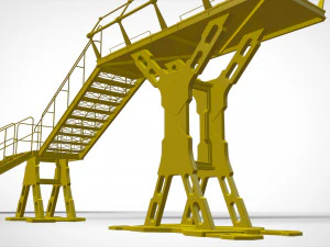 SF 모듈형 환경 8 3D 모델