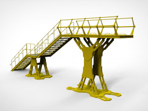 Sci fi modular environment 8 3D Model