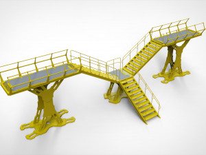Sci fi modular environment 8 3D Model