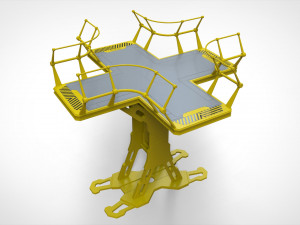 Sci fi modular environment 8 3D Model