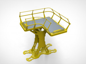 Sci fi modular environment 8 3D Model