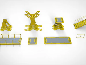 SF 모듈형 환경 8 3D 모델