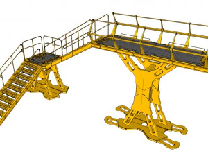 SF 모듈형 환경 8 3D 모델