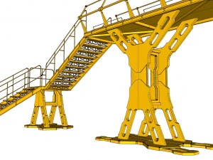 SF 모듈형 환경 8 3D 모델
