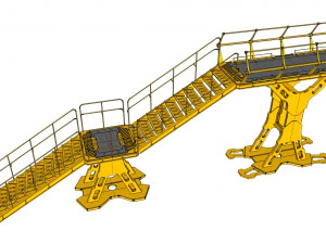 SF 모듈형 환경 8 3D 모델