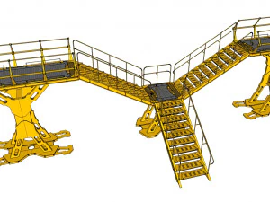 SF 모듈형 환경 8 3D 모델