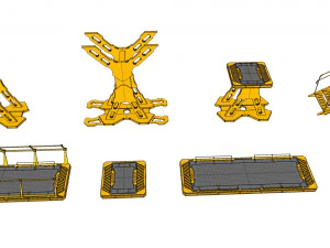 SF 모듈형 환경 8 3D 모델