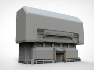 Sci-fi architectural element 2 3D Model
