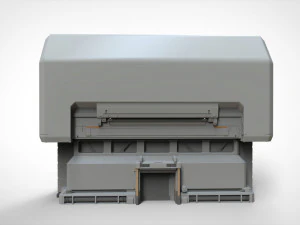 Elemento architettonico fantascientifico 2 Modello 3D