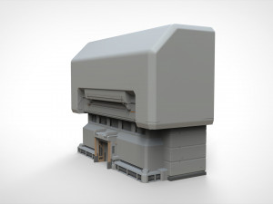 Sci-fi architectural element 2 3D Model