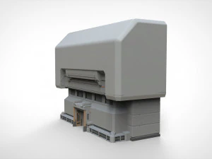 Elemento architettonico fantascientifico 2 Modello 3D