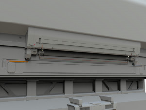Sci-fi architectural element 2 3D Model