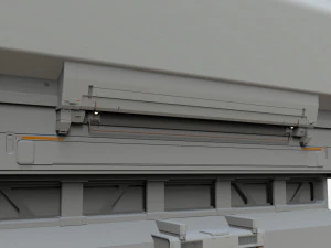 Elemento architettonico fantascientifico 2 Modello 3D