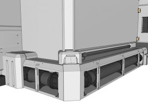 Elemento architettonico fantascientifico 2 Modello 3D