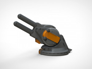 strogg cannon 3D Model