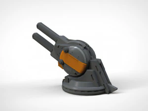Cannone Strogg Modello 3D