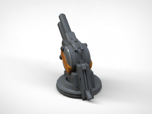 Strogg cannon 3D 模型