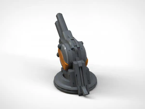 Cannone Strogg Modello 3D