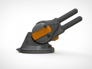 Strogg cannon 3D 模型
