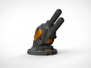 Strogg cannon 3D 模型