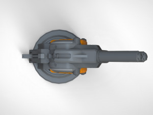 Strogg cannon 3D 模型