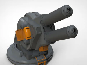 Cannone Strogg Modello 3D