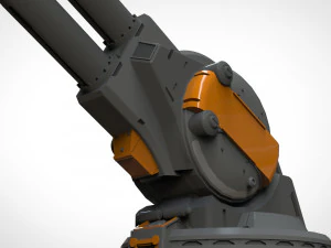 Cannone Strogg Modello 3D