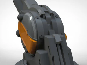 Cannone Strogg Modello 3D