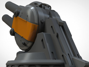 Strogg cannon 3D 模型