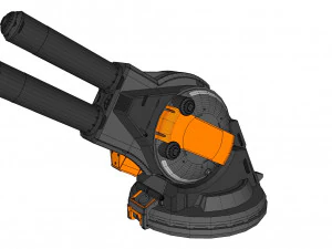 Cannone Strogg Modello 3D