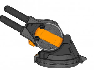 Cannone Strogg Modello 3D