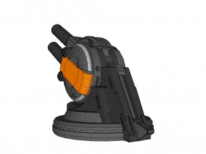 Cannone Strogg Modello 3D