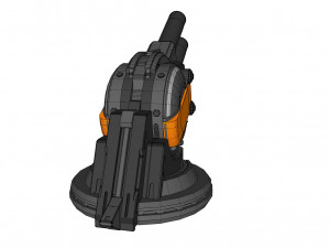Strogg cannon 3D 模型