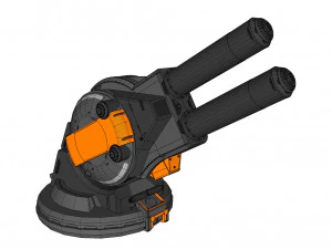 Cannone Strogg Modello 3D