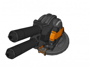 Strogg cannon 3D 模型