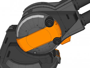 Cannone Strogg Modello 3D