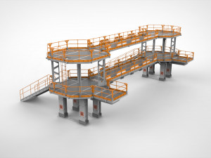 Sci fi modular environment 9 3D मॉडल