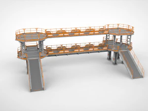 Sci fi modular environment 9 3D Model